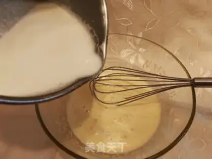 Make Gold coconut ball step 2