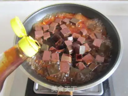 Make Duck-blooded beans step 5