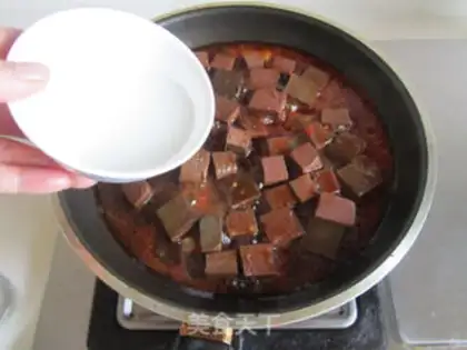 Make Duck-blooded beans step 6