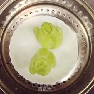 Make Emerald roses step 2