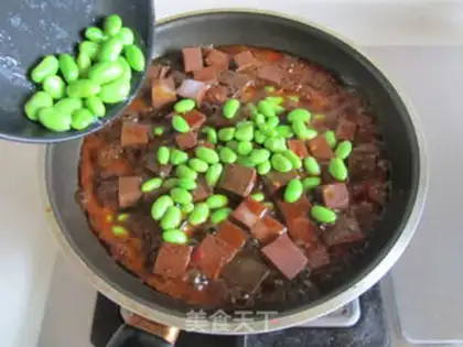 Make Duck-blooded beans step 7