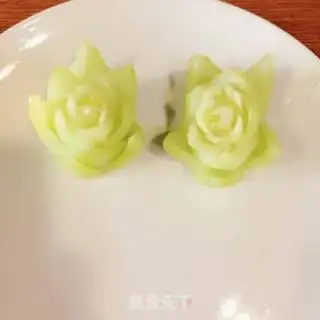 Make Emerald roses step 4