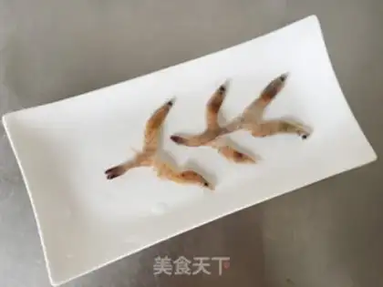 Make Garlic fan steamed shrimp step 2