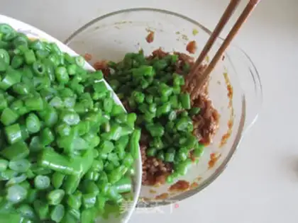 Make Four season bean pork buns step 5
