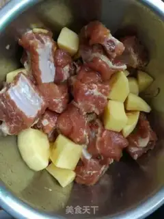 Make Tasty steak potato rice step 2