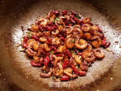 Make Spicy shrimp step 7