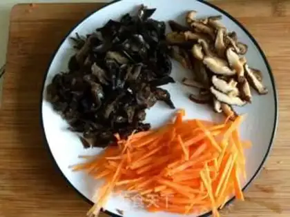 Make Chicken groceries with dried rice powder step 14