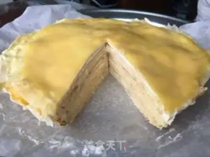 Make The durian cake step 19