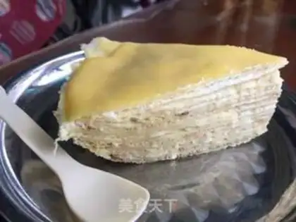 Make The durian cake step 20