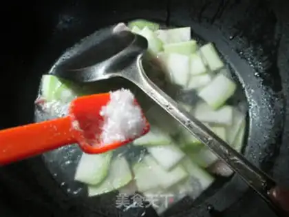 Make A fan of salted meat step 5