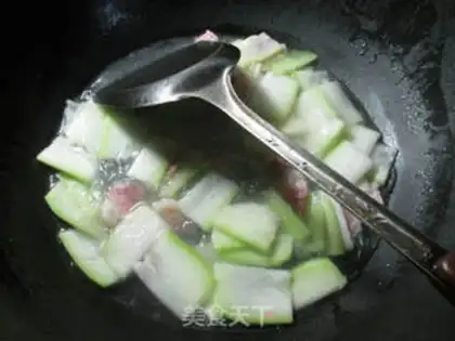 Make A fan of salted meat step 6