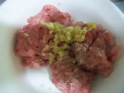 Make Wide beef balls step 2