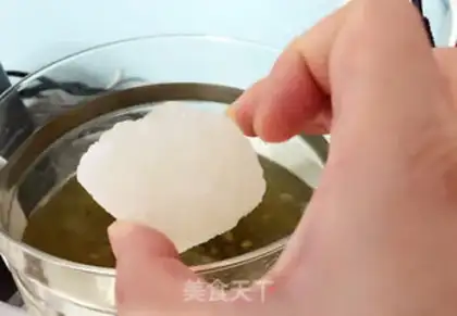 Make Green bean sapphire step 2