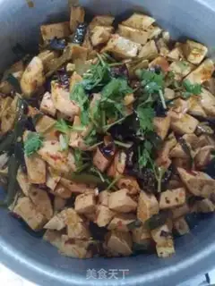 Make Spicy tofu step 4