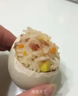 Make The rice eggs step 5