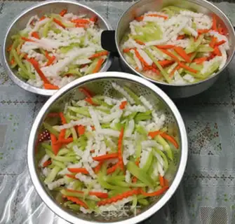 Make Korean radish step 8