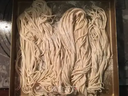 Make Homemade beef cone noodles step 6