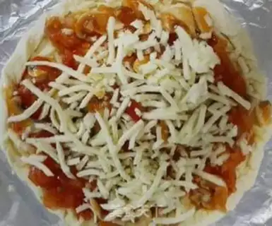 Make Bacon pizza step 4