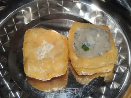Make Fish skating tofu step 1