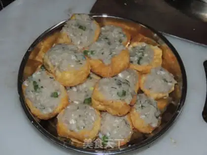 Make Fish skating tofu step 2
