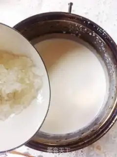 Make Peach ice cream step 1