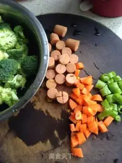 Make Orchid fried corn sausage step 0