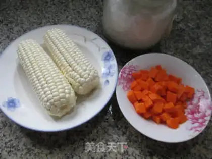 Make Carrot sticky corn juice step 0