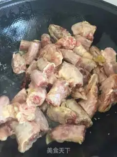 Make Red chicken neck step 3