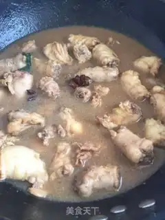 Make Red chicken neck step 6