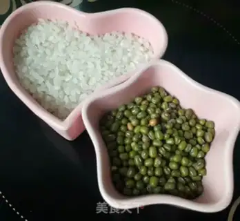 Make Green bean congee step 0