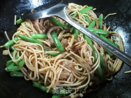 Make Pork bean noodles step 6