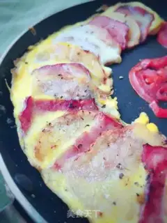 Make Eggs with potato bacon step 4