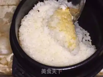 Make Rock pan rice step 5