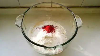 Make Red velvet buns step 0