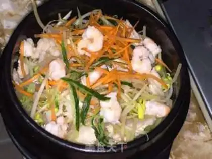 Make Rock pan rice step 6