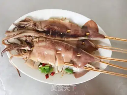 Make Roasted squid step 1