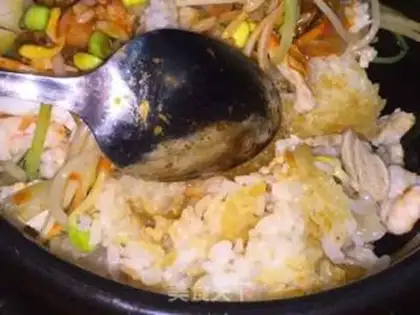 Make Rock pan rice step 9