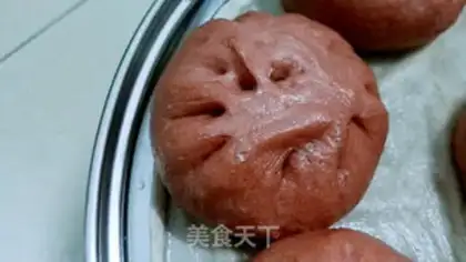 Make Red velvet buns step 12
