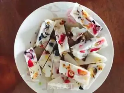 Make Fruit yogurt ice cream step 4