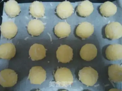 Make Egg yolk ball step 11