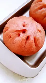 Make Red velvet buns step 17