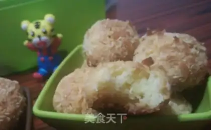 Make Egg yolk ball step 14