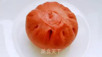 Make Red velvet buns step 19