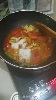 Make A chicken claw with peppers step 7