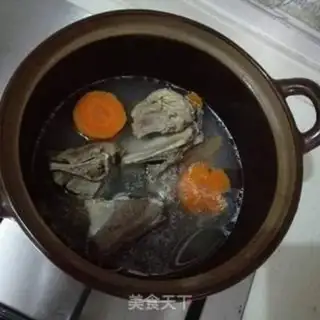 Make Carrot bone and soup step 3
