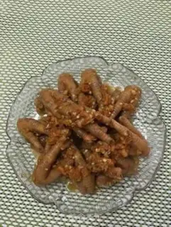 Make A chicken claw with peppers step 8
