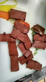 Make Duck blood fan soup step 5