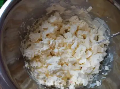 Make Super cream cheesecake step 2