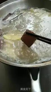 Make Duck blood fan soup step 11