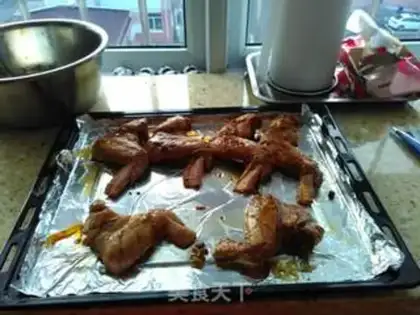Make The honey is on the wings step 1